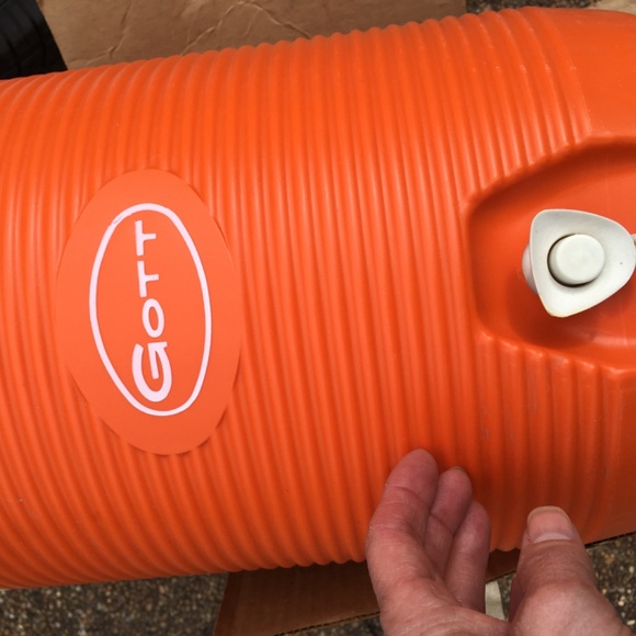 GOTT | Dining | Gott 2 Gallon Water Cooler Orange White Plastic | Poshmark